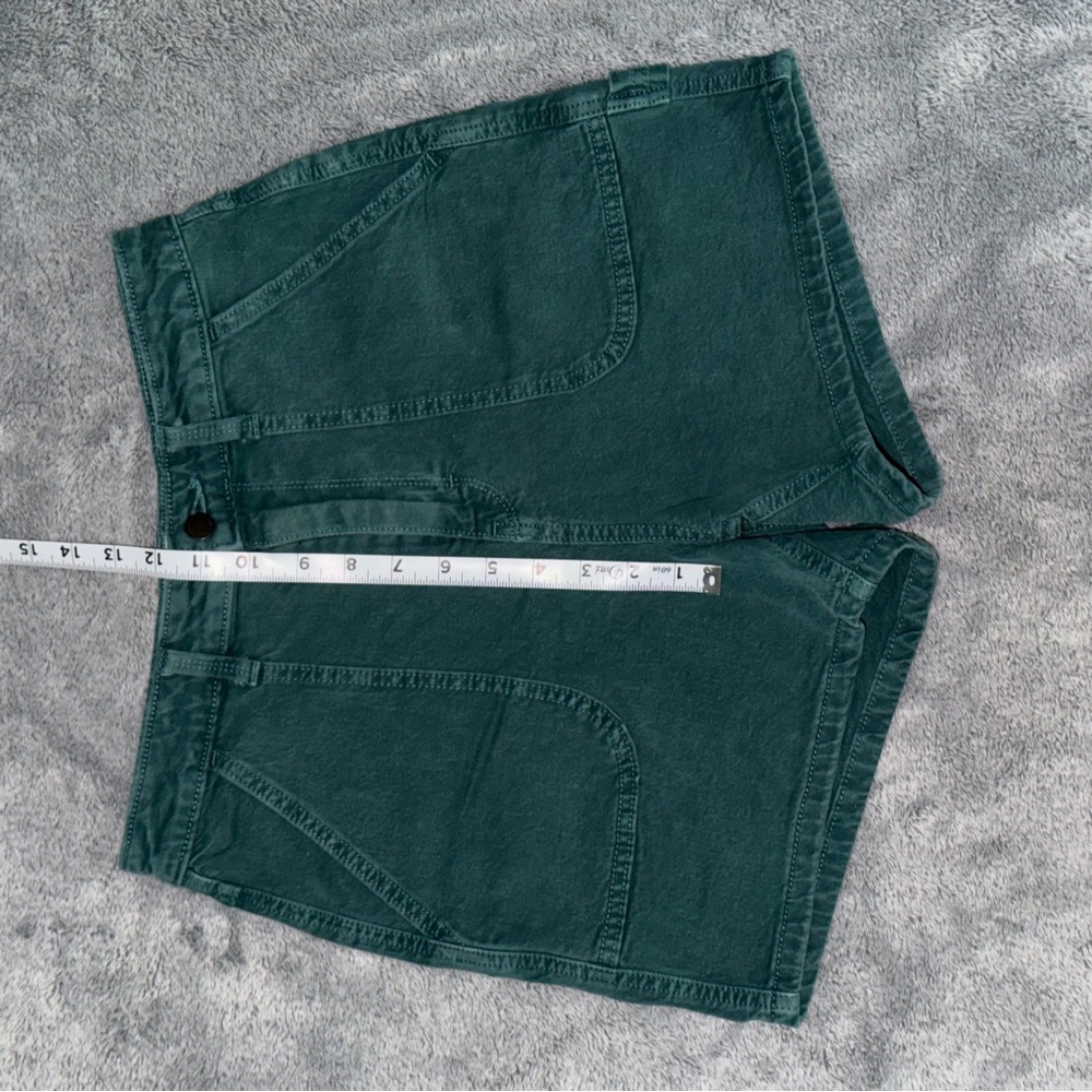 Universal Thread High Rise Green Denim Shorts - Picture 4 of 7